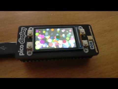 Raspberry Pi Pico und Pimoroni Pico Display Pack Demo