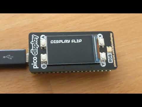Raspberry Pi Pico und Pimoroni Pico Display Pack Flip Test