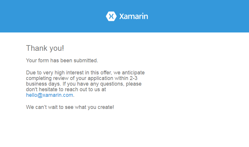 Thank you for your interest