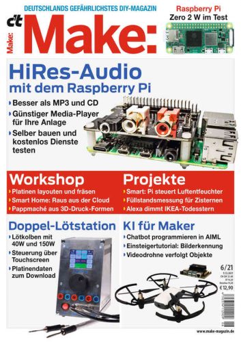 KI Artikel im aktuellen Make Magazin 6/21
